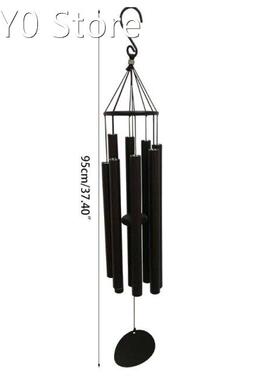 8 Tubes Iron Hanging Wind Chimes for Room Outdoor Yard Garde