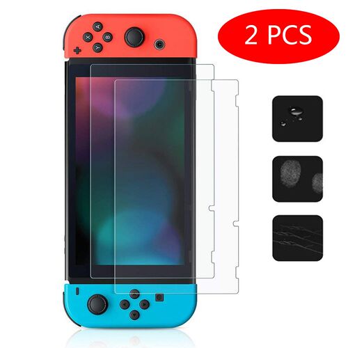 2PCS Tempered Glass For Nintendo Switch Screen Protector NS