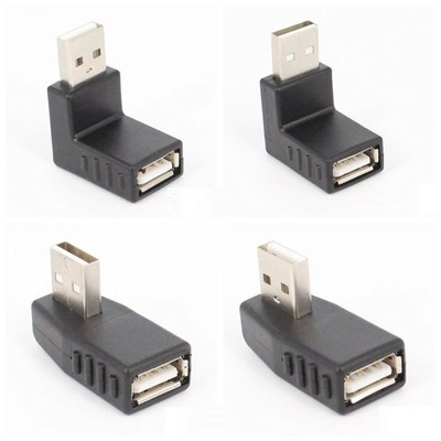 Left/right/below/above angle 90 degree USB 2.0 A Male Femal