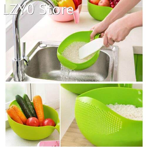 Rice Washing Filter Strainer Basket Colander Sieve Fruit Veg