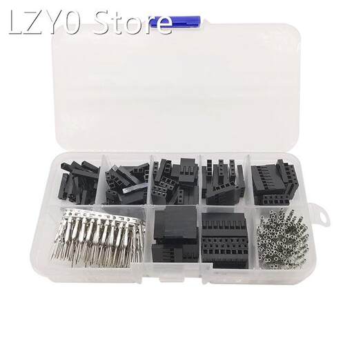 310Pcs/box 2.54mm Pitch Male Female Pin Header Crimp Termina