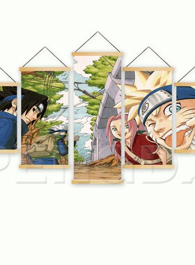 Canvas Print Home Decoration Wall Artwork 5 Panel Anime Naru
