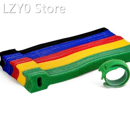 50pcs T-type Cable Tie Wire Reusable Cord Organizer Wire 15*