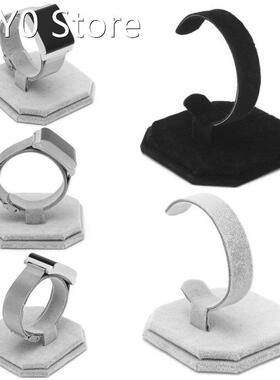 1 PC Velvet C Type Design Jewelry Bracelet Bangle Watch Disp