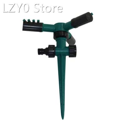 3-head 360 Angles Rotating Sprinkler With Support rod Garden