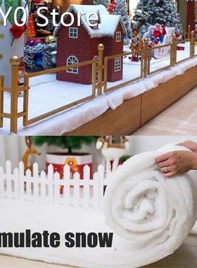 Christmas Snow Cover Blanket Artificial Cotton Blanket For C