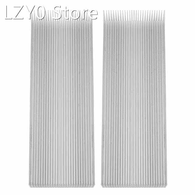 2X Aluminum Heat Radiator Heatsink Cooling Fan 200x69x37mm S