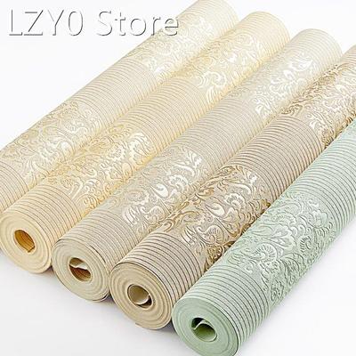 Home decor wall paper luxury bedroom wallpapers 3d striped w