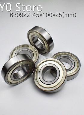 1pcs 6309ZZ 45*100*25(mm) chrome steel Metal Sealed High s