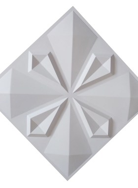 Modern Laminated Textured Sun flowers Shape 3D PVC Wall Pane