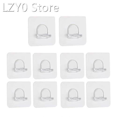 10/30 Pcs Shelf Support Adhesive Pegs Plastic Closet Cabinet