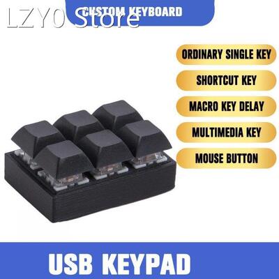 keyboard Games 6 Key White Macro Shortcut Keyboard Macro key