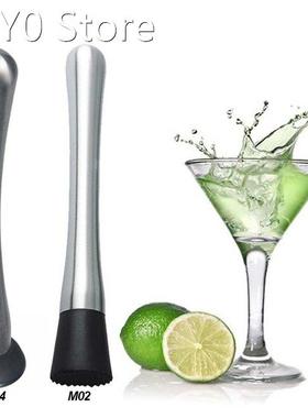 Muddler Stainless Steel Bar Mixer Barware Mojito Cocktail DI