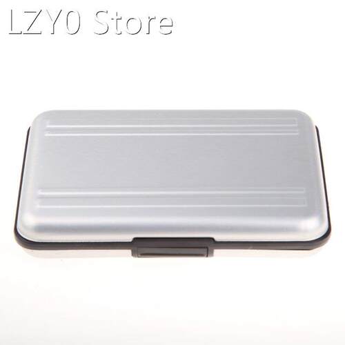 Silver Micro SD Card Holder SDXC Storage Holder Memory Card