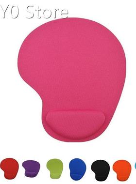8 Colors Thicken Wrist Protective Mousepad EVA PU Fabric Sof