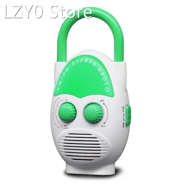 AM FM Portable Shower Radio Waterproof Speaker Bathroo