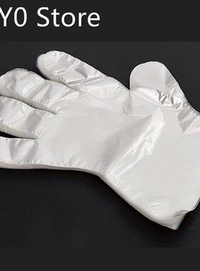 100pcs PE Disposable Gloves Home Kitchen BBQ Multifunction C