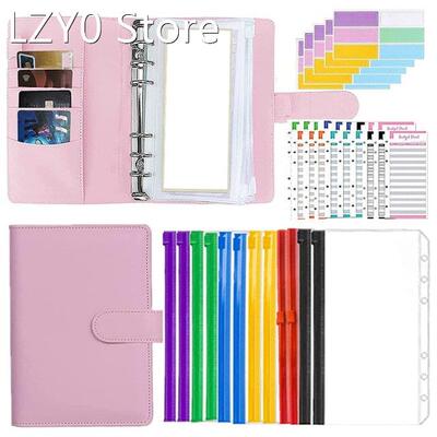 Budget Binder With Zipper Envelopes, A6 Binder Cash Envelope