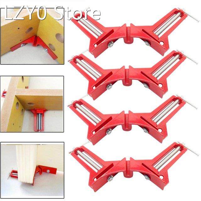 4pcs 90 degree right angle clamp woodworking clamps set adju