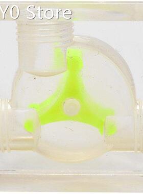 PC Water Cooling System Acrylic Three Way Visual Flow Indica