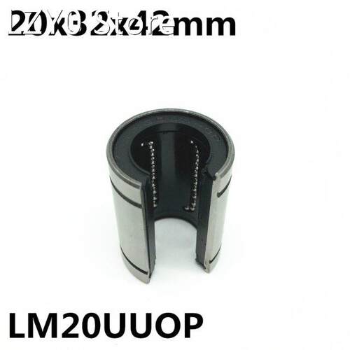 2pcs LM20UUOP 20mm Linear bearings Open Type LM20OP Free shi