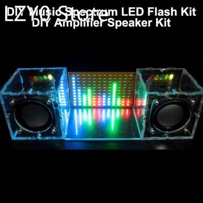 With Housing DIY Music Spectrum LED Flash Kit + DIY Amplifie
