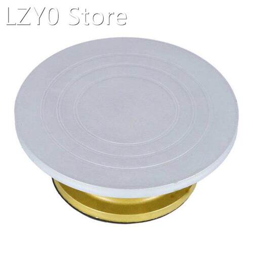 Cake Turntable Cake Stand Easy Cleaning Plastic Steel for Ki
