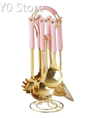 Nordic 7Pcs Kitchen Utensil Set Stainless Steel Cooking Spoo