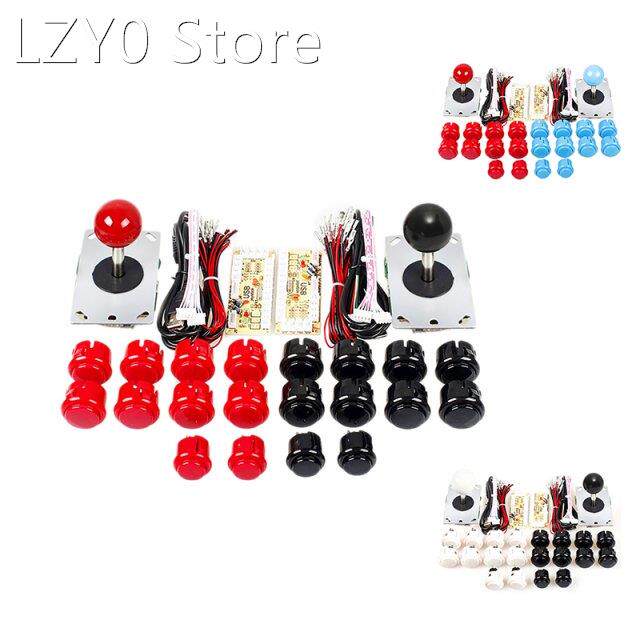 2-Person Arcade DIY Kit USB Encoder To PC Joystick + Arcade