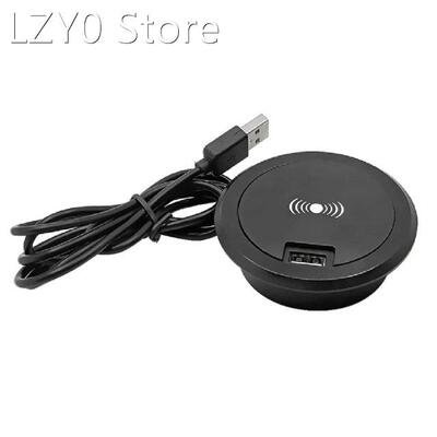 Embedded Round Wireless Charger 10W Convenient Headphone Wir