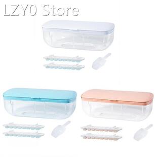 Silicone Ice Trays Ice Storage Container Set With Removable