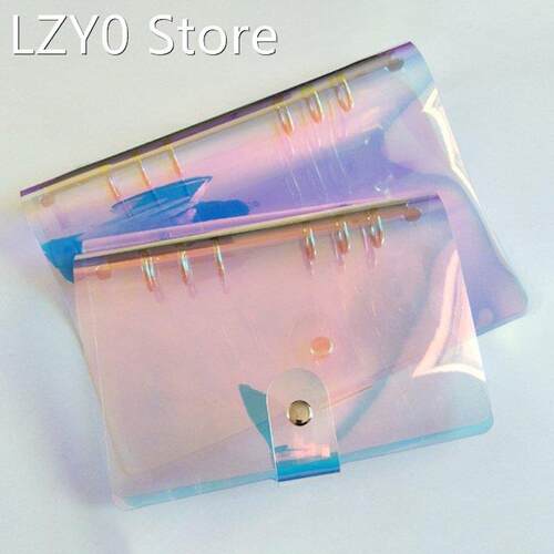 6 Hole PVC Loose Leaf Binder Notebook Notepad Sketchbook Bus