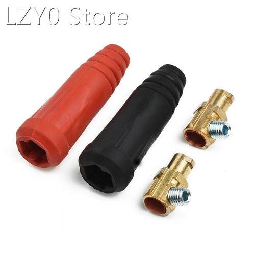 2pcs TIG Welding Cable Panel Male Connector Plug DKJ10-25 20