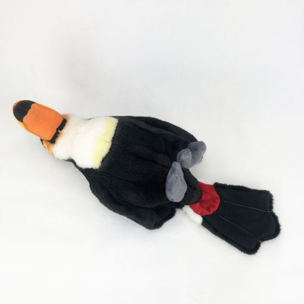 Simulation Toucan Bird Plush Stuffed Doll Kids Toy Home Off