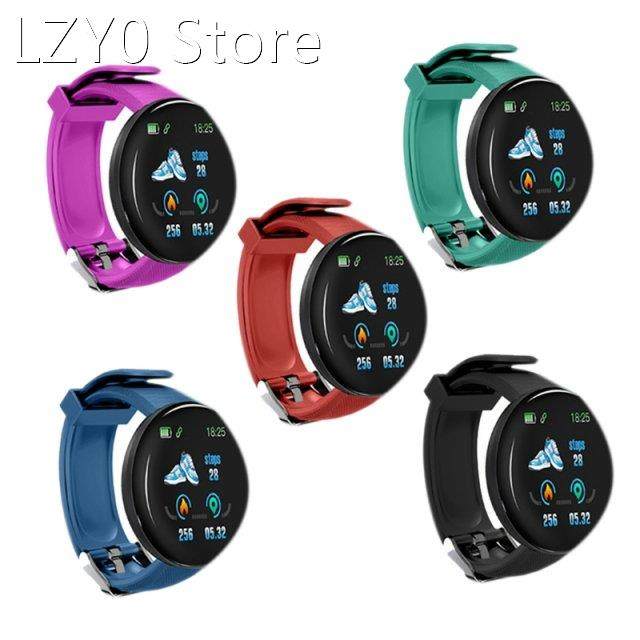 cross-border new product d18 round screen smart bracelet col