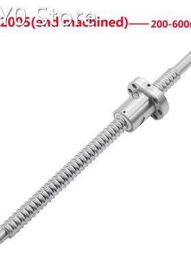 1SET End Machined SFU2005 Length 200-600mm Rolled Ball Screw