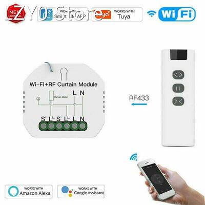 WiFi RF Roller Blind Shutter Curtain Switch Module with Remo