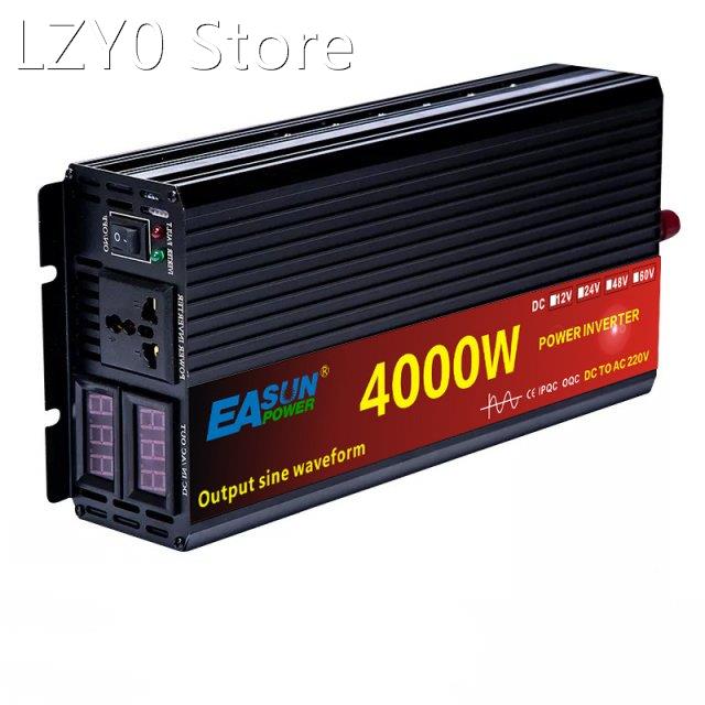 2000W 3000W 4000W 5000W Pure Sine Wave Inverter DC 12V 24V t