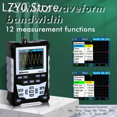 DS0120M Digital Oscilloscope 320x240 TFT Color Screen Oscill