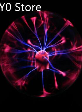 USB Magic Black Base Glass Plasma Ball Sphere Party Lightnin