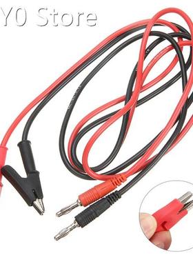 2pcs New Copper Wires 4mm Banana Plug to Shrouded Alligator