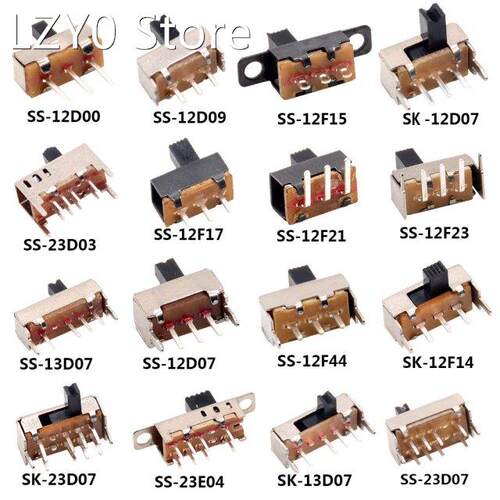 5PCS SS 12D00 Slide switch slide gear fluctuation band 2/3 f