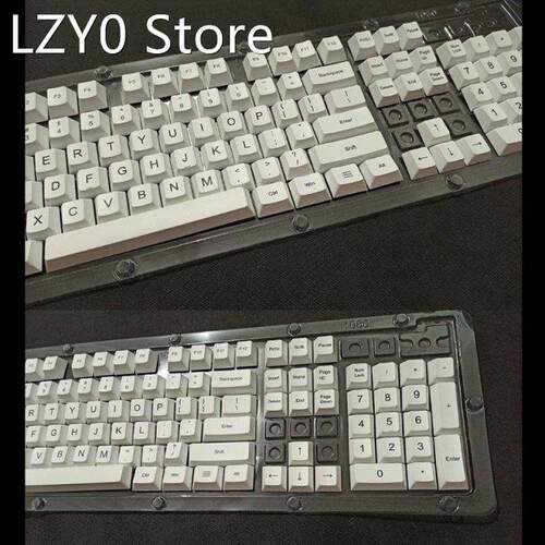 ANSI Layout Dye Subbed 108Keys Cherry Profile White Keycap f