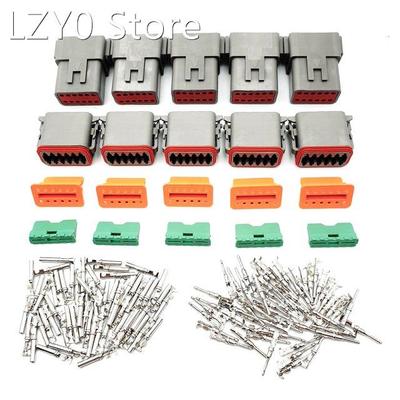 5sets Deutsch 12 Way 12 pin Waterproof Connector Kit Male/Fe