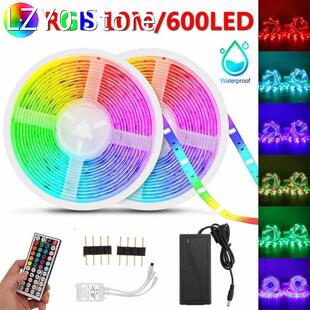 10M 600 LED Strip Lights Waterproof Colorful RGB 2835 LED Fl