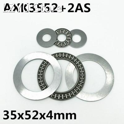 2pcs AXK3552 +2AS Thrust Needle Roller Bearing 35x52x2 mm Th