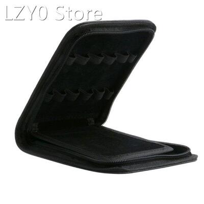 12 Pens Fountain Pen/Roller Pen Faux Leather Zipper Case Hol