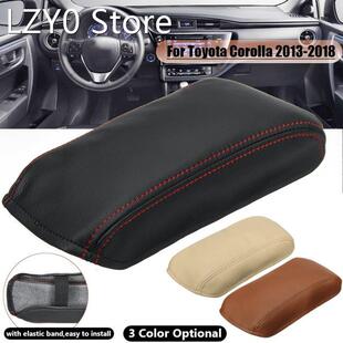 Car Styling Fiber Leather Armrest Cover Protection Central B
