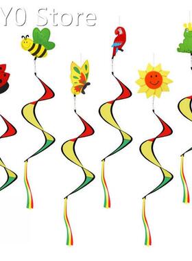 6pcs Hot Selling Rainbow Foldable Hanging Spinner Home Decor