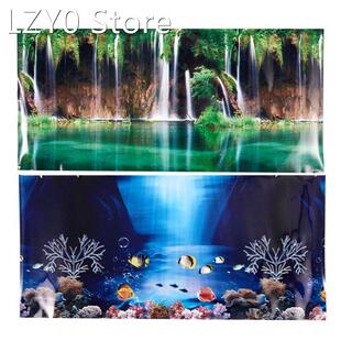 Background Fresh Poster Blue Landscape Aquarium Sea Ocean